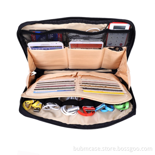 BUBM Nylon Big Capacity Various Size Tablet Storage school Case Digital Storage Bag